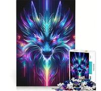 Adult Jigsaw Puzzle1000 Pieces Ethereal Dragon Head, Educational Games, Fun at Home Activities, Every Piece Is Unique 38x26cm