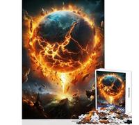 Adult Jigsaw Puzzle1000 Pieces Exploding Earth Practical Game for The Whole Family Home Decoration Toys Train Your Brain And Hands (38X52CM)