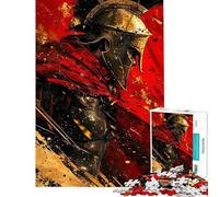 Adult Jigsaw Puzzle1000 Pieces Fighting Spartan Puzzle For Teenagers Staycation Kill Time for Birthday, Chrismas Birthday Present, Gifts, (Size 38x26cm)