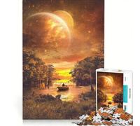 Adult Jigsaw Puzzle1000 Pieces Floating, Relax Games, Fun at Home Activities, Enhance Love between Couples 50x75cm