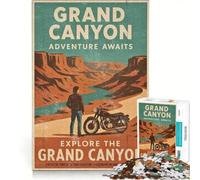 Adult Jigsaw Puzzle1000 Pieces Grand Canyon, Relax Games, Fun at Home Activities, Enhance Love between Couples 50x75cm