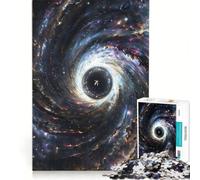 Adult Jigsaw Puzzle1000 Pieces Into The Vortex, Practical Game, Staycation Kill Time, with Matching Poster And Trivia Sheet (38x52cm)
