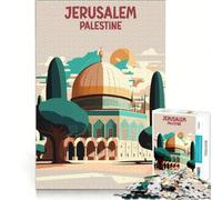 Adult Jigsaw Puzzle1000 Pieces Jerusalem Palestine Design Relax Games Train Your Brain And Hands Unique Gifts for Birthday And Christmas 38x52cm