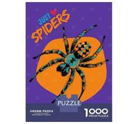Adult Jigsaw Puzzle1000 Pieces Just Love Spiders Graphic Art Arachnid Art Adult Puzzles Relaxing Games Hand Speed Race Deal As Gifts for The Whole Family 70x50cm/1000pcs