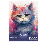 Adult Jigsaw Puzzle1000 Pieces Kitty No6 Puzzles for Adults Relaxing Games Staycation Kill Time for Birthday, Chrismas 70x50cm/1000pcs