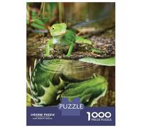 Adult Jigsaw Puzzle1000 Pieces Lizard With Dragon Mindset Puzzles for Adults Relaxing Games Staycation Kill Time for Birthday, Chrismas 70x50cm/1000pcs