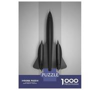 Adult Jigsaw Puzzle1000 Pieces Lockheed SR71 Blackbird Adult Puzzles Relaxing Games Hand Speed Race Deal As Gifts for The Whole Family 38x26cm/1000pcs