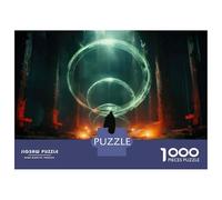 Adult Jigsaw Puzzle1000 Pieces Magical Portal in Abandoned Temple Jigsaw for Adults Toy Wall Decor Enhance Memory Unique Birthday And Gifts 70x50cm/1000pcs