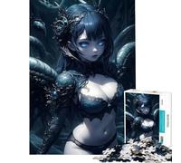 Adult Jigsaw Puzzle1000 Pieces Midnight Angel Educational Challenge Hand Speed Race Impossible Game for Ages 14 And over (50x75cm)