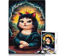 Adult Jigsaw Puzzle1000 Pieces Mona Lisa Perfect for Calm Leisure Hours High Grade Precise Cut Play Toy Size 50x75cm