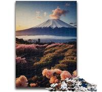 Adult Jigsaw Puzzle1000 Pieces Mount Fuji Japan Difficult Challenge for Educational Game Secret Santa Gifts 38x26cm