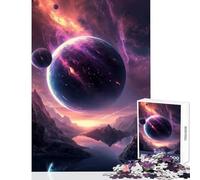 Adult Jigsaw Puzzle1000 Pieces Outer Space Planet Puzzle For Teenagers Staycation Kill Time for Birthday, Chrismas Birthday Present, Gifts, (38x26cm)