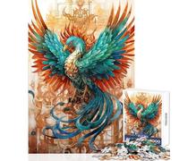 Adult Jigsaw Puzzle1000 Pieces Phoenix Resurrected Educational Games A Work of Art Home Decoration Toys Train Your Brain And Hands (38X26CM)