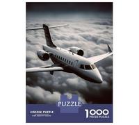 Adult Jigsaw Puzzle1000 Pieces Private Jet Flying Puzzles for Adults Relaxing Games Staycation Kill Time for Birthday, Chrismas 52x38cm/1000pcs