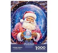 Adult Jigsaw Puzzle1000 Pieces Santas Predictions Decor Puzzles for Adults Relaxing Games Staycation Kill Time for Birthday, Chrismas 52x38cm/1000pcs