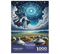 Adult Jigsaw Puzzle1000 Pieces Sky Temple Ancient Astronauts Jigsaw for Adults Toy Wall Decor Enhance Memory Unique Birthday And Gifts 52x38cm/1000pcs