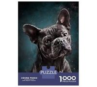 Adult Jigsaw Puzzle1000 Pieces Splatter Black Dog Adult Jigsaw Puzzle Brain Teaser Game But Fun And Humorous Deal As Gifts for The Whole Family 52x38cm/1000pcs