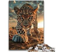 Adult Jigsaw Puzzle1000 Pieces Stalking The Sunset Wild Difficult Challenge for Educational Game Secret Santa Gifts 38x52cm