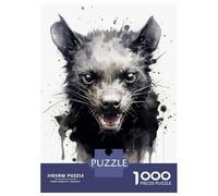 Adult Jigsaw Puzzle1000 Pieces Tasmanian Devil Watercolor Adult Puzzles Relaxing Games Hand Speed Race Deal As Gifts for The Whole Family 52x38cm/1000pcs