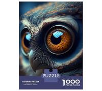 Adult Jigsaw Puzzle1000 Pieces The Big Eyes Bird Puzzles for Adults Relaxing Games Staycation Kill Time for Birthday, Chrismas 52x38cm/1000pcs