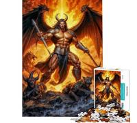 Adult Jigsaw Puzzle1000 Pieces The Devil Puzzles for Adults Hands-on Game Wall Art Deal As Gifts for The Whole Family (Size 38x52cm)