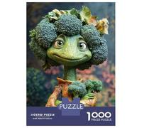 Adult Jigsaw Puzzle1000 Pieces The Magical Broccoli Creature Puzzles for Adults Relaxing Games Staycation Kill Time for Birthday, Chrismas 52x38cm/1000pcs