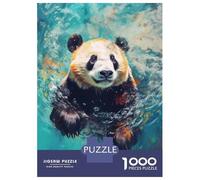 Adult Jigsaw Puzzle1000 Pieces Underwater Panda Teenager Puzzles Anti-Stress Toys Difficult Challenge Unique Birthday And Gifts 70x50cm/1000pcs