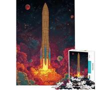 Adult Jigsaw Puzzle1000 Pieces Vega II Deep Surveyor Educational Challenge Hand Speed Race Impossible Game for Ages 14 And over (38x52cm)