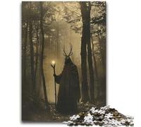 Adult Jigsaw Puzzle1000 Pieces Victorian Forest Druid Difficult Challenge for Educational Game Secret Santa Gifts 38x52cm