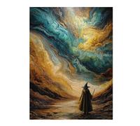 Adult Jigsaw Puzzle1000pcs(52x38cm) Magical Wizard Journey Jigsaw for Adults Hands-on Game Stress Reliever Deal As Gifts for The Whole Family 1000pcs(52x38cm)