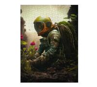 Adult Jigsaw Puzzle1000pcs(52x38cm) Post-Apocalyptic Adventure Space Suit Survival Jigsaw for Adults Hands-on Game Stress Reliever Deal As Gifts for The Whole Family 1000pcs(52x38cm)