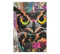 Adult Jigsaw Puzzle1000pcs(75x50cm) Colorful Abstract Owl Art Print Jigsaw for Adults Hands-on Game Stress Reliever Deal As Gifts for The Whole Family 1000pcs(75x50cm)