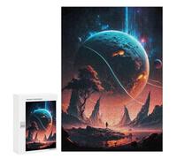 Adult Jigsaw Puzzle300 PCS Astral Wanderer Jigsaw Puzzle Brain Teaser Game Pattern Assembly Unique Birthday And Gifts 300 PCS