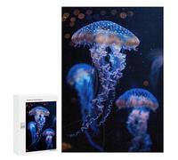 Adult Jigsaw Puzzle300 PCS Bioluminescent Dance Jigsaw Puzzle Brain Teaser Game Pattern Assembly Unique Birthday And Gifts 300 PCS