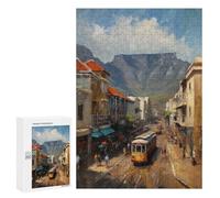 Adult Jigsaw Puzzle300 PCS Cape Town South Africa Jigsaw Puzzle Brain Teaser Game Pattern Assembly Unique Birthday And Gifts 300 PCS