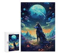 Adult Jigsaw Puzzle300 PCS Cosmos Howl Sanctuary Puzzles for Adults Relaxing Games Improve Memory Deal As Gifts for The Whole Family 300 PCS