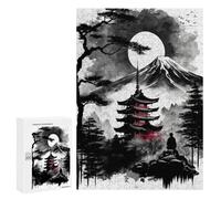 Adult Jigsaw Puzzle300 PCS Japanese Temple 6 Jigsaw Puzzle Brain Teaser Game Pattern Assembly Unique Birthday And Gifts 300 PCS
