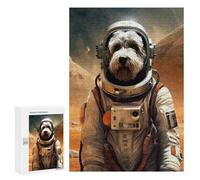 Adult Jigsaw Puzzle300 PCS Schnauzer Mars Teenagers Puzzles Brain Teaser Game Improve Memory Help The Brain Exercise 300 PCS