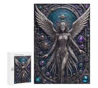 Adult Jigsaw Puzzle300 PCS Steampunk Angel Chronicles Puzzles for Adults Relaxing Games Improve Memory Deal As Gifts for The Whole Family 300 PCS