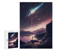 Adult Jigsaw Puzzle300 PCS Twilight Descends Anime Jigsaw Puzzle Brain Teaser Game Pattern Assembly Unique Birthday And Gifts 300 PCS