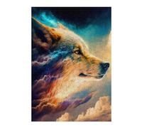 Adult Jigsaw Puzzle300 PCS Wolf Jigsaws for Adults Anti-Stress Toys Pattern Assembly Stress Reduction Gifts 300 PCS