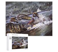 Adult Jigsaw Puzzle500 PCS Arado Ar234 Bomber Teenagers Puzzles Brain Teaser Game Improve Memory Help The Brain Exercise 500 PCS