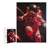 Adult Jigsaw Puzzle500 PCS Astronaut Floating in Space-15 Puzzles for Teenagers Stress Reliever Every Piece Is Unique - Challenging Game Toys 500 PCS