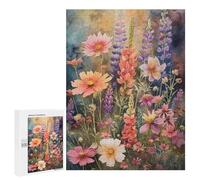 Adult Jigsaw Puzzle500 PCS Enchanted Flower Puzzles for Adults Relaxing Games Improve Memory Deal As Gifts for The Whole Family 500 PCS