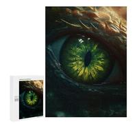 Adult Jigsaw Puzzle500 PCS Forest Dragons Gem Eye Jigsaw Puzzle Brain Teaser Game Pattern Assembly Unique Birthday And Gifts 500 PCS