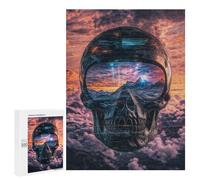 Adult Jigsaw Puzzle500 PCS Galactic Reflection Jigsaw Puzzle Brain Teaser Game Pattern Assembly Unique Birthday And Gifts 500 PCS