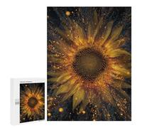 Adult Jigsaw Puzzle500 PCS Golden Sunflower Bloom-1 Puzzles for Teenagers Stress Reliever Every Piece Is Unique - Challenging Game Toys 500 PCS