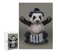 Adult Jigsaw Puzzle500 PCS Japanese Sumo Giant Panda Jigsaw Puzzle Brain Teaser Game Pattern Assembly Unique Birthday And Gifts 500 PCS