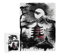 Adult Jigsaw Puzzle500 PCS Japanese Temple 6 Puzzles for Adults Relaxing Games Improve Memory Deal As Gifts for The Whole Family 500 PCS