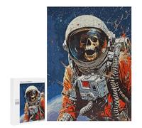 Adult Jigsaw Puzzle500 PCS Lost Astronaut Jigsaw Puzzle Brain Teaser Game Pattern Assembly Unique Birthday And Gifts 500 PCS